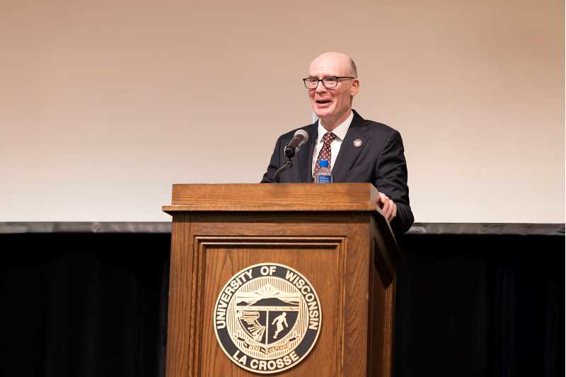 Chancellor James Beeby joined other campus leadership in sharing recent achievements and priorities for the spring semester.