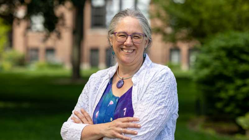 Shauna Sallmen, professor of physics, is one of six faculty to receive a 2026 Eagle Teaching Excellence Award.
