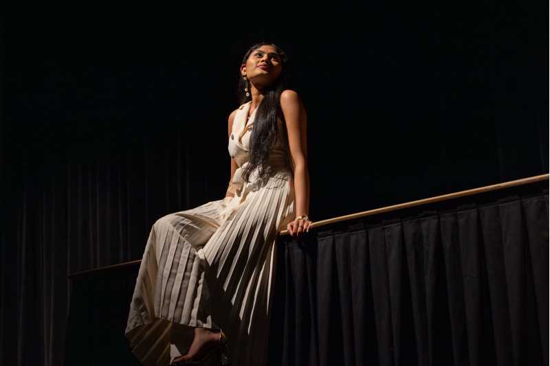 Spring 2026 graduate Valliammai Arunachalam, a computer engineering major, develops algorithms that combine multiple AI and machine learning models to solve complex problems and drive innovation. Her first patent is for an AI driven spotlight. 