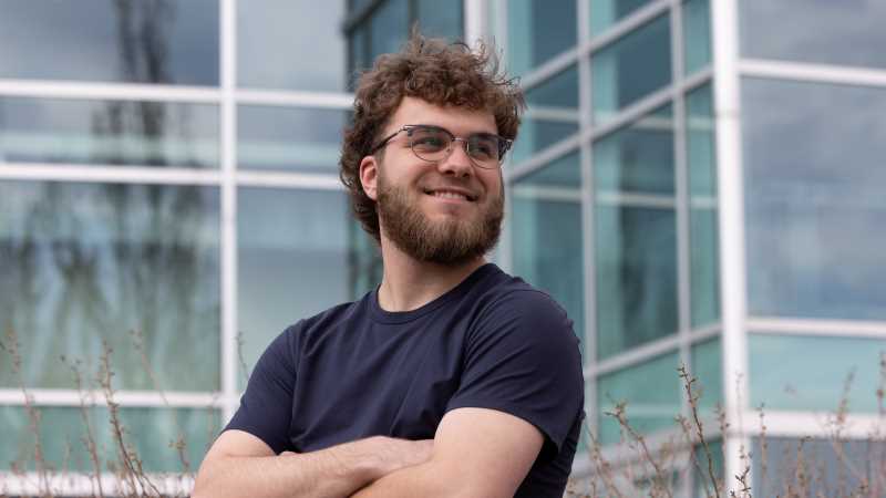 Junior Ben Westrick regularly visits the Student Health Center on campus for allergy injections. The combination of proximity and quality care allows him to feel well and focus on his education.