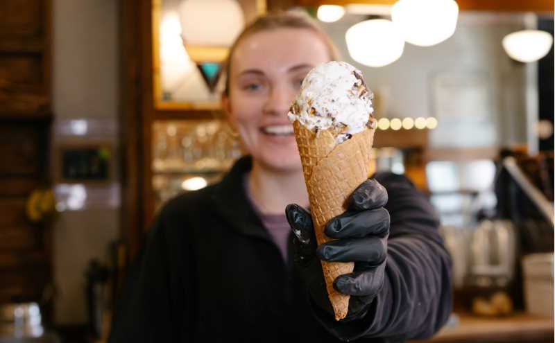 This year's featured ice cream flavor during Maroon Tunes will be Stryker Snack Break, a blend of vanilla ice cream with swirls of honey, homemade chewy oatmeal cookie crumble and crushed chocolate-covered pretzels.