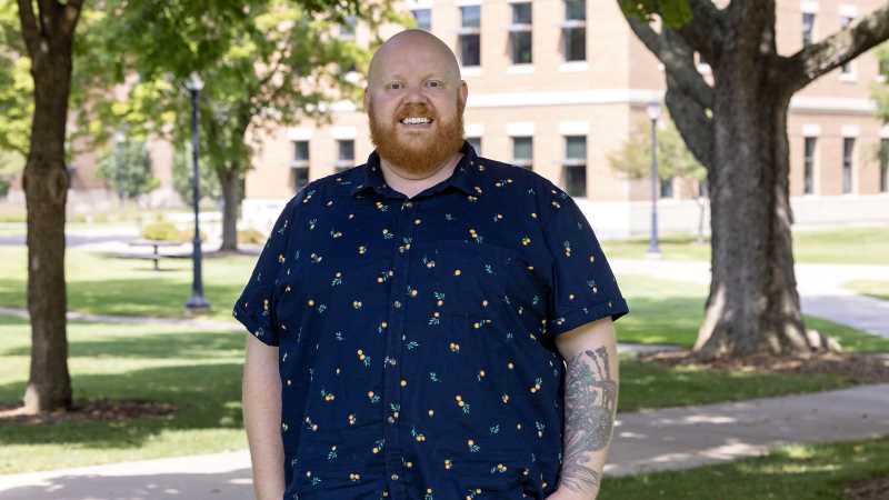 Jake Speer, director of Web & Design Services at UWL, is receiving the 2023 Academic Staff Excellence Award. “The work itself is very rewarding to me, so to get an official award for it too just makes it feel complete,” he says. 