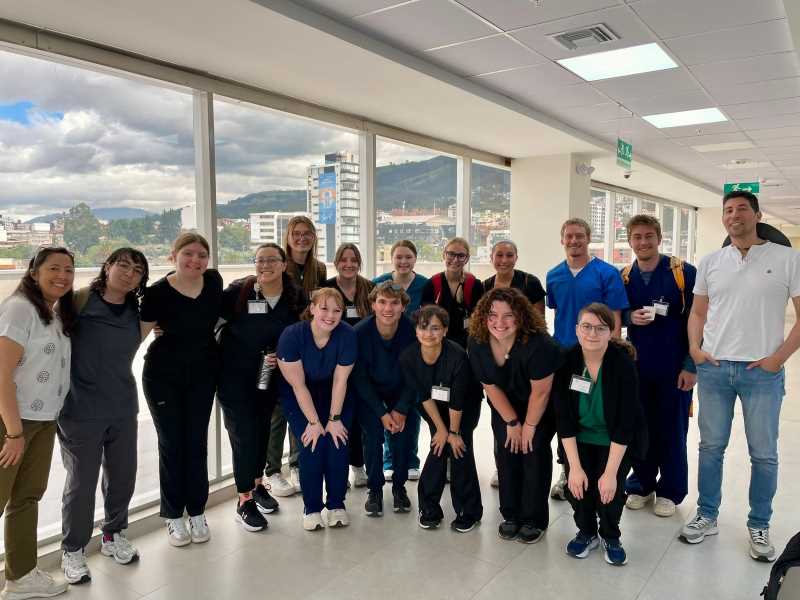 This summer, students participated in the first Medical Spanish Immersion in Ecuador program through UWL, allowing them to immerse themselves in Spanish language, healthcare observation and cultural experiences.