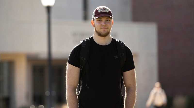 UWL students, including Alex Gergen (above), say scholarships allow them to spend more time studying and less time focusing on the financial demands of college. Many scholarships are supported through One Day for UWL, the UWL Foundation’s annual fundraiser scheduled for Oct. 18-19.