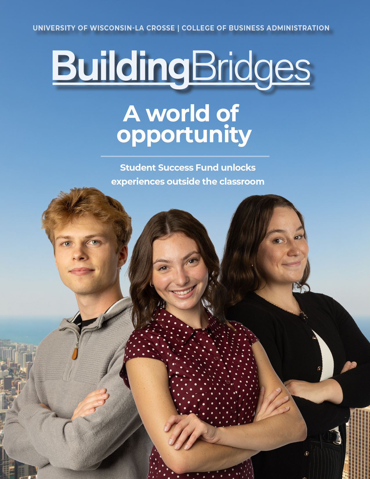 The cover of the Building Bridges magazine