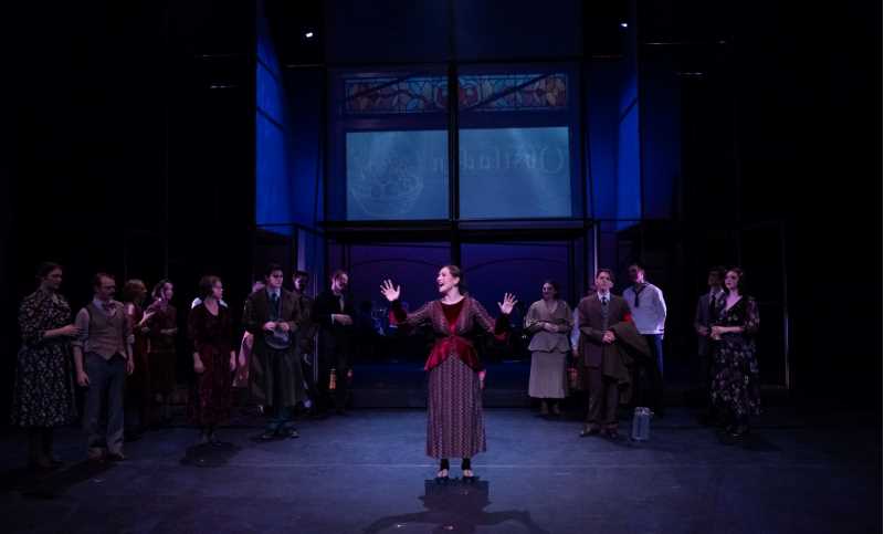 Caroline Thompson performs in Cabaret as a UWL student. Thompson graduated from UWL in May 2026 with majors in psychology and musical theatre and was accepted into the Florida State University/Asolo Conservatory MFA program.