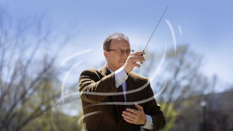 Brian Kumm- Schaley, associate professor of Recreation Management & Recreational Therapy, is a musician who has used his understanding rhythm to explore a way of life in uncertain times.