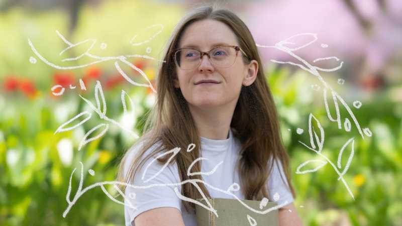 Lauren LaLiberty, a double major in English and French, will graduate in May. Her French capstone project breathes new life into “The White Cat,” a forgotten 17th-century fairytale written by Madame d’Aulnoy, making the story accessible to modern English-speaking readers. 