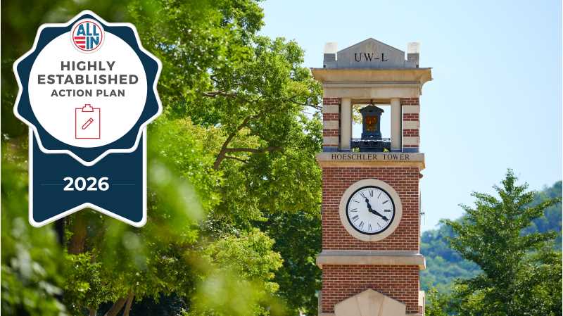 UWL is one of seven colleges or universities in Wisconsin to be recognized for its efforts to promote voting and civic engagement among students.