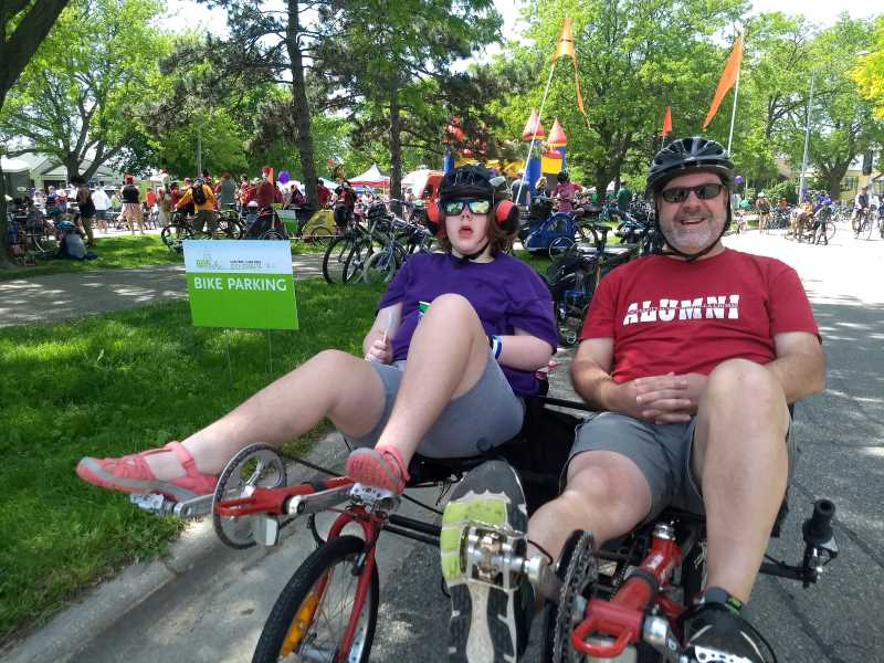 Inspired by his daughter, Rosie, UWL alum Brian McNurlen has created Madison Adaptive Cycling, a nonprofit organization raising money for a fleet of adaptive bikes that would be available for rent around Madison. 