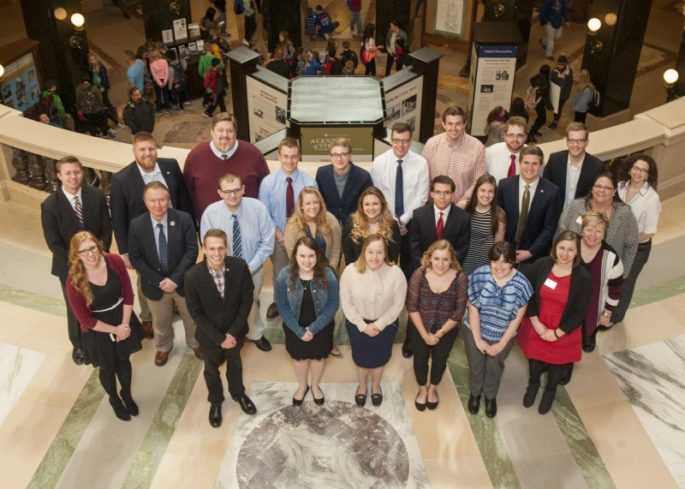 UWL students, alumni pose for a picture in the Wisconsin capitol rotunda.
Read more →

