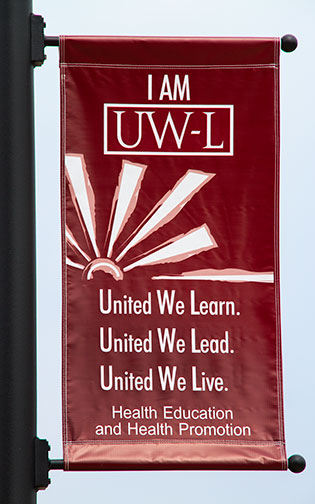 Photo of banner.