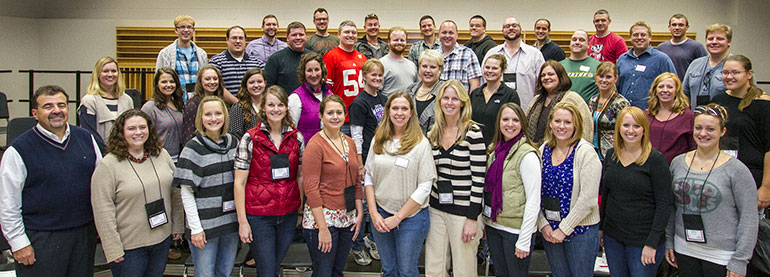 20121020_Reunion_Choir_Rehearsal_Group0047_10x8w Group shot of choral choir alumni.