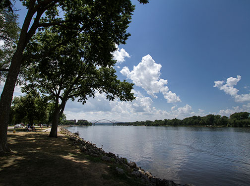 Photo of Riverside Park.