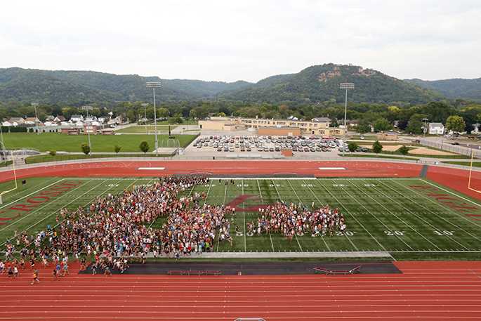 The UWL class of 2019 forms an Eagle L at the Veterans Memorial Field Sports Complex. Each incoming class takes a photo like this during New Student Orientation. This year’s incoming class will form 2020 at 4:15 p.m. Saturday, Sept. 3.
Read more →
