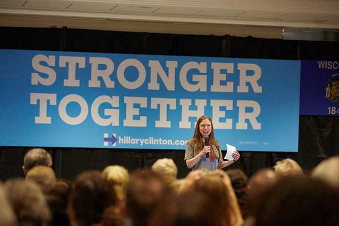 Chelsea Clinton speaks to a crowd in the Cleary Alumni & Friends Center on Tuesday, two weeks ahead of election day.
Read more →
