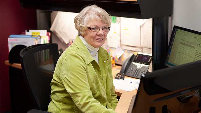 Nancy Jones, a long-time registration coordinator at UWL, retires June 30 after four decades helping register students for classes. During her career, technology in the Records and Registration Office has changed from paper cards to phones to Internet. 
Read more →
