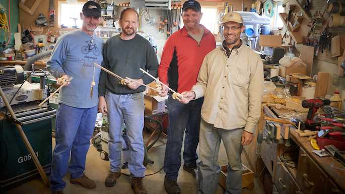 Woodcrafters are, from left, Butch Bobenmoyer, of Gundersen Health System; Kurt Grunwald, a UWL radiation safety officer; Mark Sandheinrich, interim dean of UWL’s College of Science and Health; and Scott Cooper, UWL biology professor.
Read more →