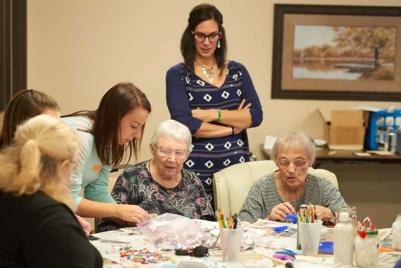 Lindsey Kirschbaum, an associate lecturer in the Recreation Management and Therapeutic Recreation Department, oversees students in her therapeutic recreation class working with residents in a La Crosse manor. 
Read more →
