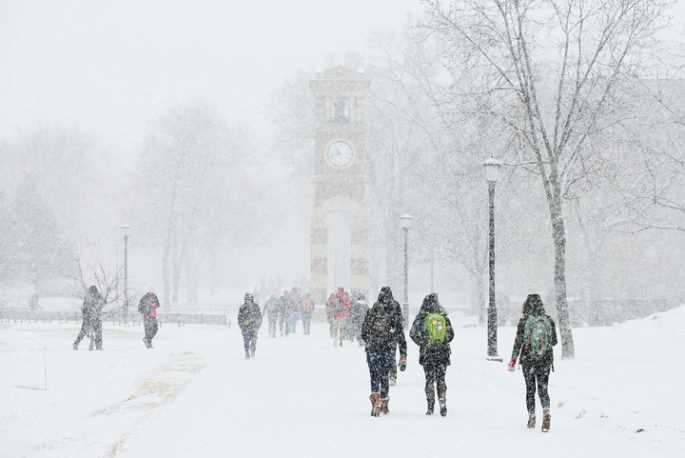 A Feb. 2, 2016 snowstorm blanketed the UWL campus in snow.
Read more →
