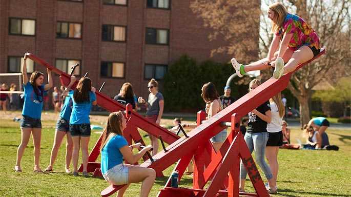 UW-La Crosse students will spend most of the day teeter-tottering Friday, April 21, on the field between Eagle and Coate halls just like they did last April. The UWL Gamma Sigma Sigma is holding the 23rd annual Teeter-Totter-A-Thon to raise awareness and money for HIV/AIDS.
Read more →
