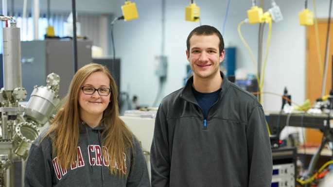 UW-La Crosse undergraduate students Rebecca Taylor, left, and Kevin Slezak have been awarded fellowships from The Wisconsin Space Grant Consortium.
Read more →
