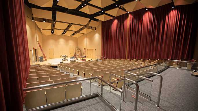 Remodeling of the Annett Recital Hall in the Center for the Arts included refinishing the walls surrounding the stage, as well as the stage flooring. 
Read more →