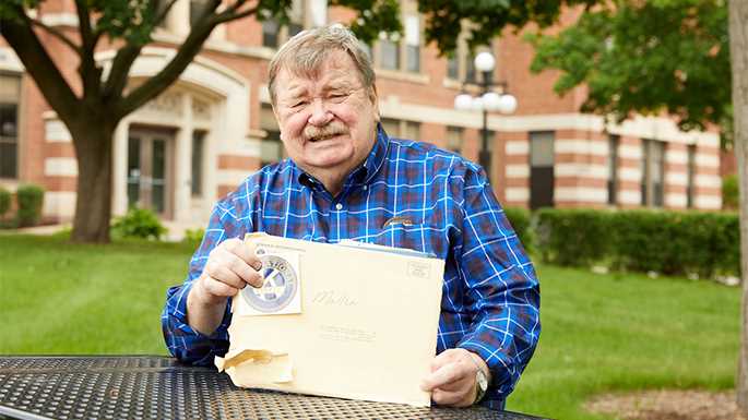 Retired Chicago Tribune reporter Bill Mullen, who attended UWL from 1963-65, dropped off meeting minutes from the early years of the Circle K Club. The materials will be preserved by Murphy Library’s Special Collections.
Read more →