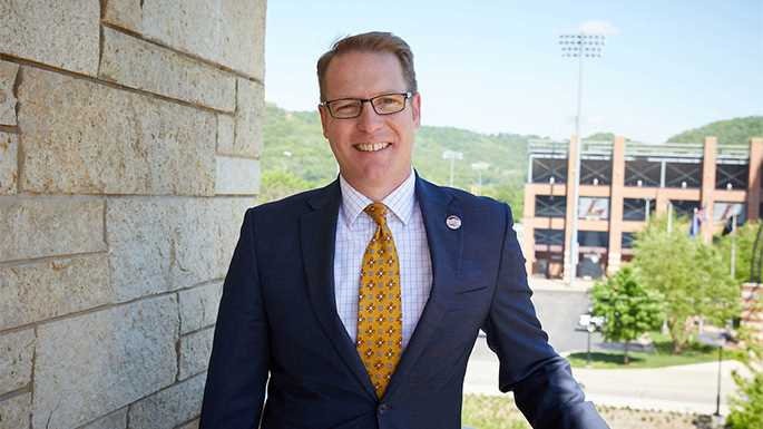 Corey Sjoquist, UWL admissions director and recipient of the WACAC “Admissions Professional of the Year” award.
Read more →