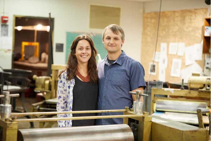 Wife and husband, Karen Meulendyke and Seth Klekamp, both 2005 graduates, returned to campus earlier this month to install a show in the University Art Gallery. The return prompted them to reflect on their college art classes. “I think my art classes at UWL gave me a venue to explore those passions and provided me with a community of people who were open and willing to talk about social issues,” says Meulendyke.
Read more →