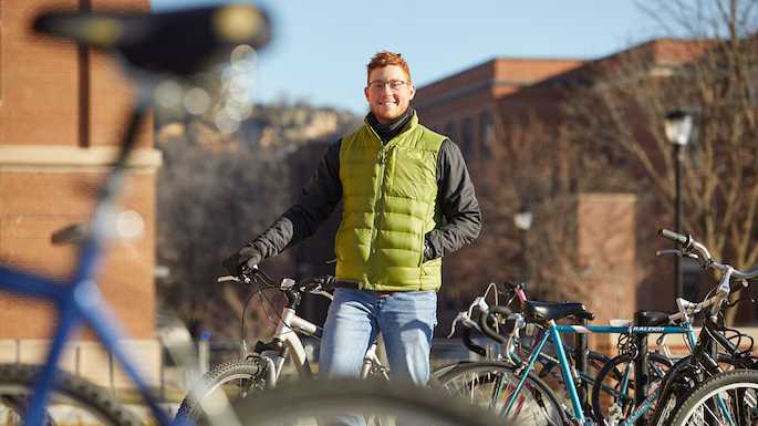 Joshua Rostek, a native of Sheboygan Falls, Wisconsin, had three internships during college. He says the college experience has been a multi-dimensional experience that has helped him grow into himself. He graduates in December.
Read more →