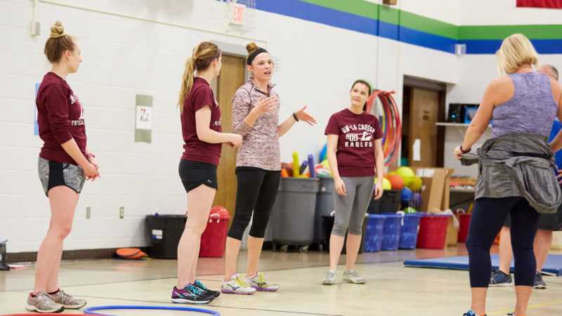 UWL physical therapy students teach an exercise class at Summit Elementary in La Crosse. Community service and research activities that involve more than 500 people each year are just one of the reasons the Commission on Accreditation in Physical Therapy Education (CAPTE) granted the Clinical Doctoral Program in Physical Therapy the maximum 10 years of accreditation.
Read more →
