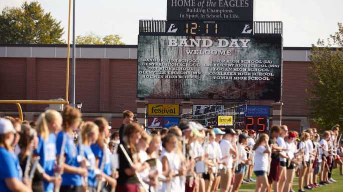 The UWL Screaming Eagles Marching Band will host the 8th annual High School Band Day Saturday, Sept. 15
Read more →
