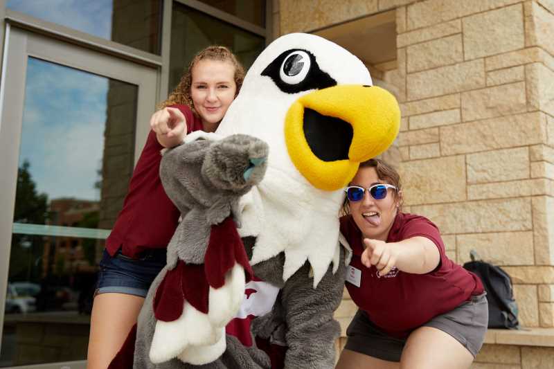 UWL Eagle Guides pose with Stryker during a START program.
Read more &rarr;
