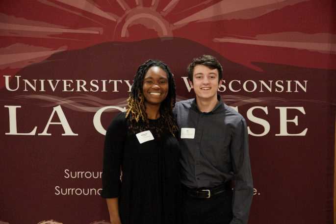 Kemmesha Thomas, left, is all smiles knowing she’s receiving another scholarship during UWL’s Eagle Excellence Week.
Read more →
