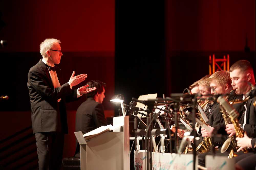 UWL Director of Jazz Studies Jeff Erickson directs one of the UWL jazz ensembles.
Read more →