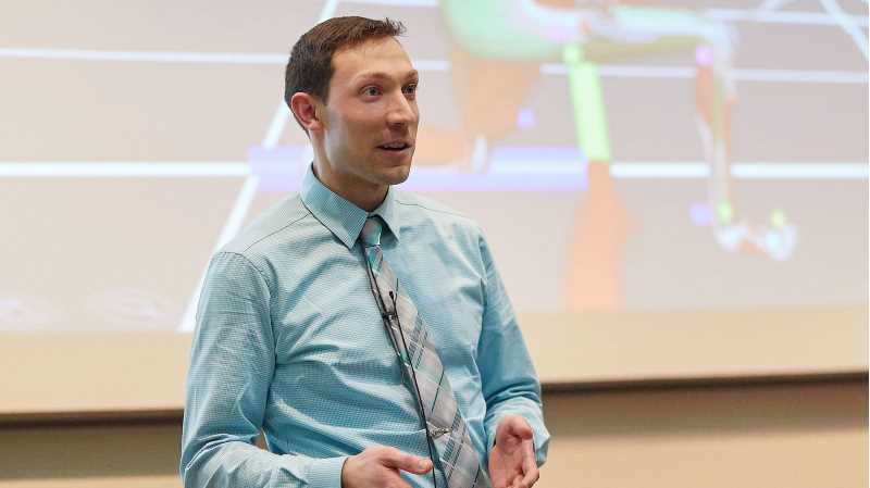 Michael Schiller won last year’s 3-Minute Thesis competition for his presentation on how lunge exercise techniques influence knee stress.
Read more →
