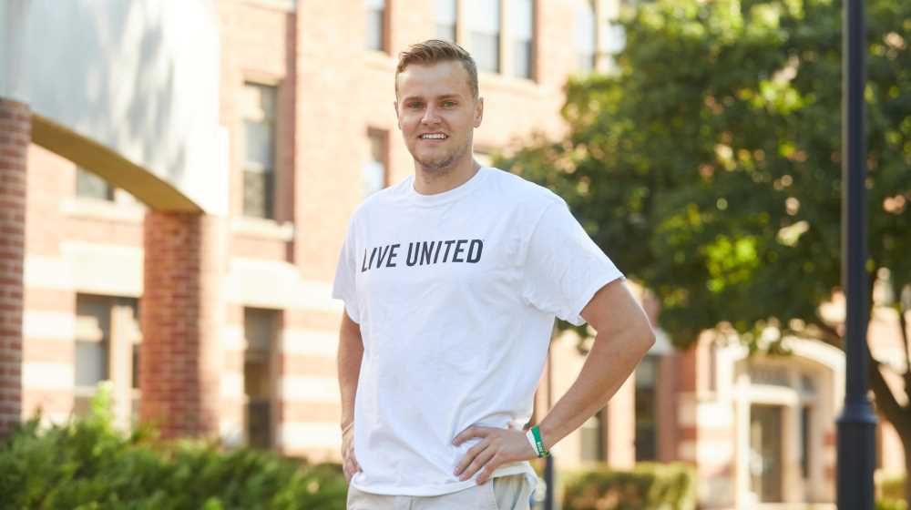 UWL finance major Hunter Johnson became the first college student to serve on the Great Rivers United Way board in September 2018.
Read more →