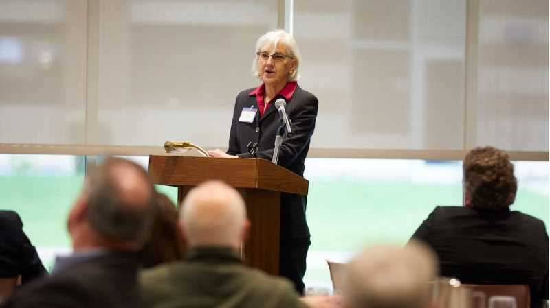 Mary Kolar, ’80, earned her bachelor’s degree from UWL in marketing. Kolar returned to campus to speak at the Chancellor’s Community Council Thursday, May 9. Kolar is secretary of the Wisconsin Department of Veterans Affairs.
Read more →
