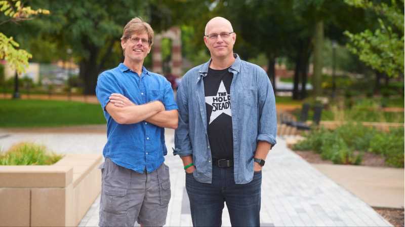 English professors Matt Cashion, left, and William Stobb somehow find time around full teaching schedules to produce award-winning literature.
Read more →