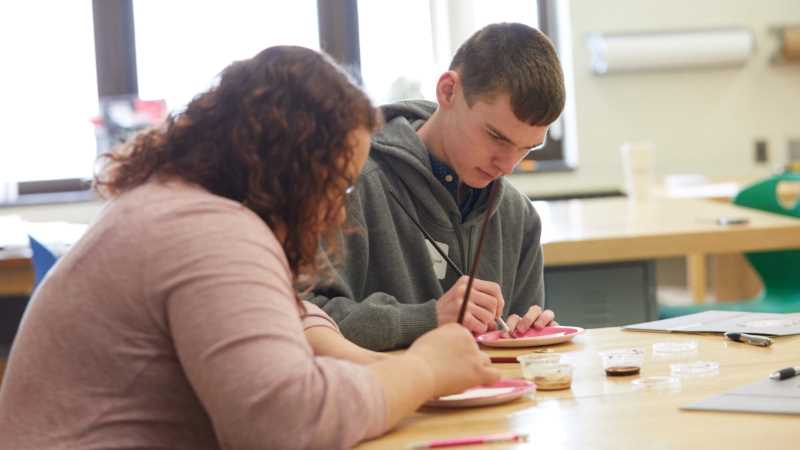 One of the chocolate lessons was on display during School of Education Day spring semester. The day is a chance for students in grades 8-12 to experience a variety of teacher education majors offered at UWL.  
Read more →
