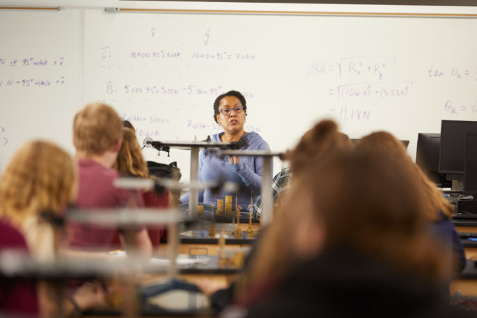 UWL Physics Professor Taviare Hawkins, the 50th African American woman in U.S. history to earn a doctorate in physics, will receive the Outstanding Women of Color in Education Award. 