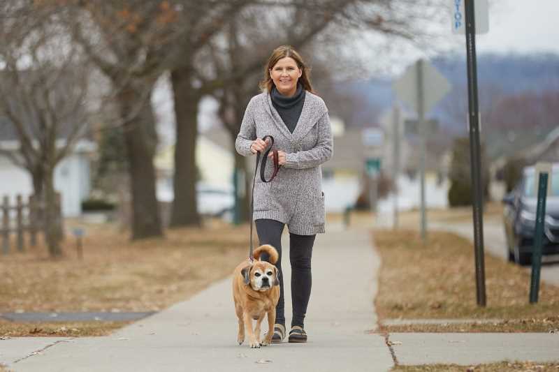 Jaralee Richter, the assistant director of University Centers at UW-La Crosse, walks her dog, Echo, near her home in La Crosse. Richter is recovering from a rare autoimmune disease after receiving a kidney transplant from Kari Treadway, a family friend and UWL alumna.
Read more →
