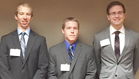 Photo of three UW-L students.
