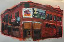 Ashley Martin “Del’s Bar,” acrylic on Dura-Lar.
Read more →
