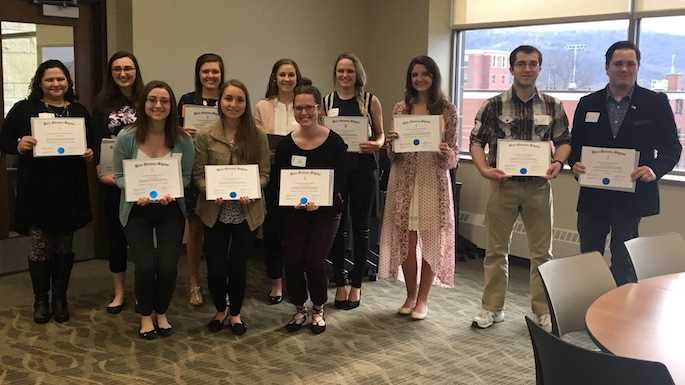 Student inductees include: Jenna Arts, Kelsey Breunig, Emma Brauer, Abby Christopherson, Nicole Dockendorf, Sydney Emmerich, Paige Forde, Margaret Gorman, Alison Kubeny, Connor Miller, Joseph Morris, Olivia Mueting, Stephanie Olsen, Danielle Semler, Ross Vuich, Jessica Wolf and Sarah Ziolkowski. Nese Nasif, assistant professor of marketing, far left, was also inducted. 
Read more →
