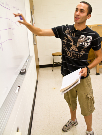 Ali Khalili, UW-L math and physics major Ali Khalili, UW-L math and physics major