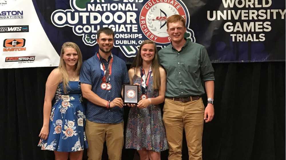The four members of the UWL Archery Club qualifying for nationals included, from left, Samantha Fake, Own McCann, Andrina Savor and Erich Mueller.
Read more →