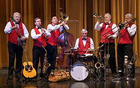 Photo of Barbary Coast band. 