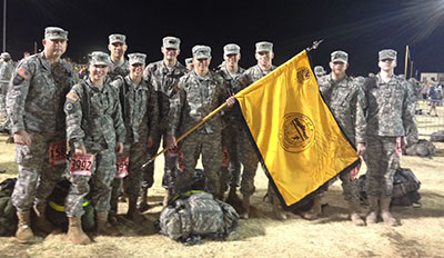Group shot of ROTC. 